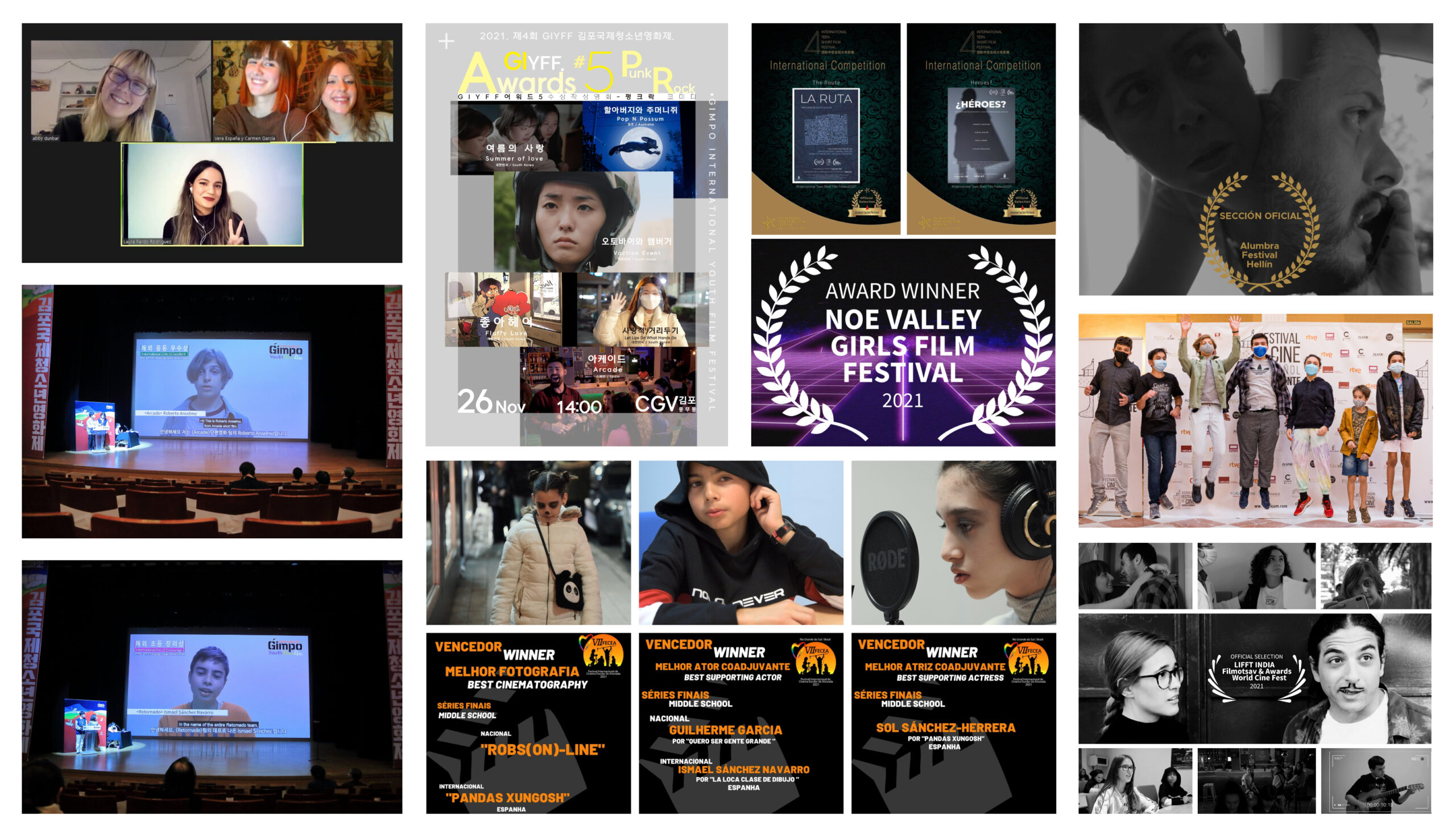 Temporada de festivales y premios para los alumnos de Casa del Cine